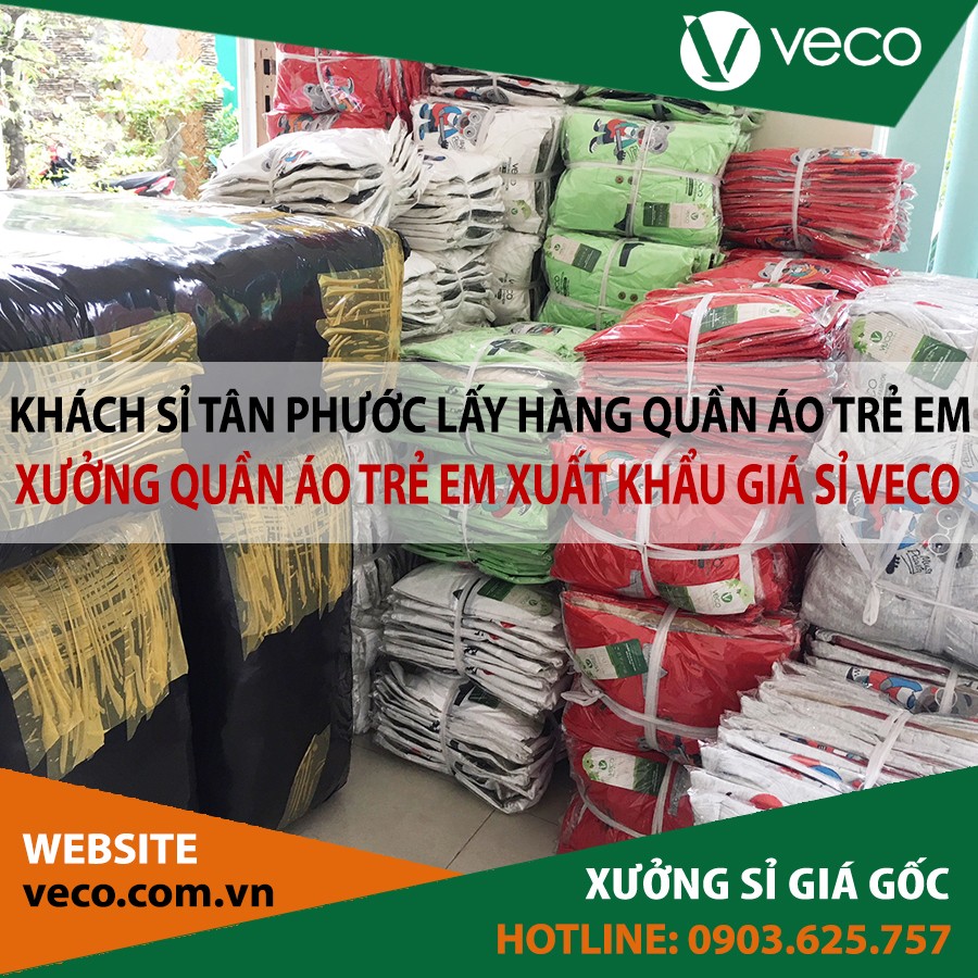 Xưởng may quần áo trẻ em xuất khẩu giá sỉ Veco